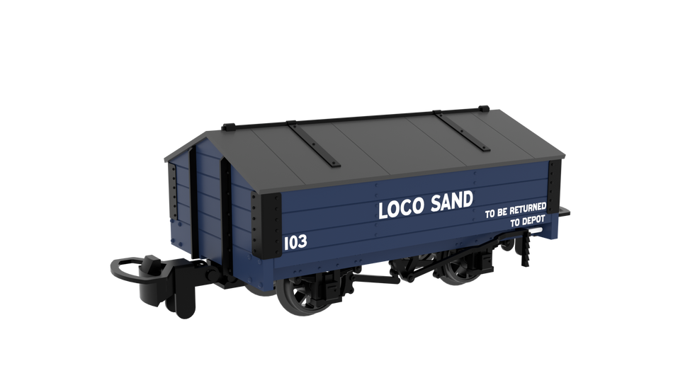 990412 Rapido Peaked Roof Van - Loco Sand No.103