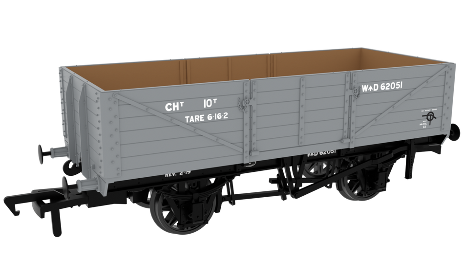 995004 Rapido GCR Dia. 9A/9B 6-Plank - No. 62051 WD Grey