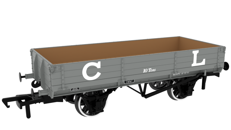 996004 Rapido GCR Dia. 6C 3-Plank Open - No. 1891 CLC Grey