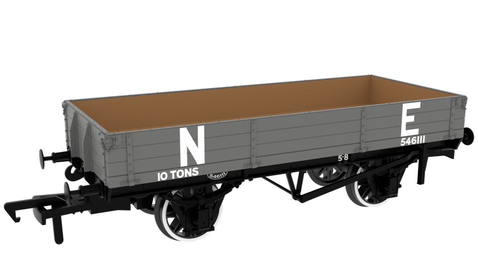 996005 Rapido GCR Dia. 6C 3-Plank Open - No. 546111 LNER (pre-’3