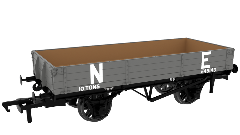 996006 Rapido GCR Dia. 6C 3-Plank Open - No. 546143 LNER (pre-’3