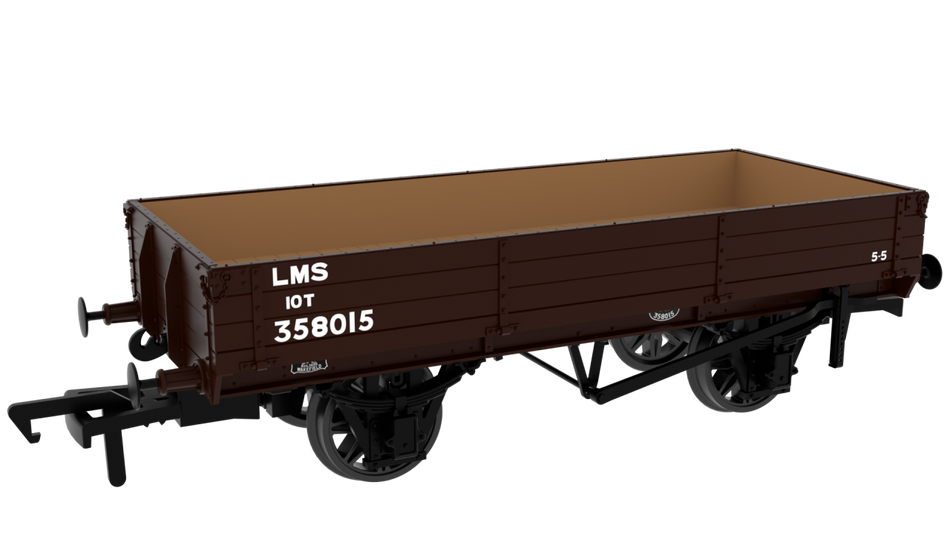 996012 Rapido GCR Dia. 6C 3-Plank Open - No. 358015 LMS Bauxite