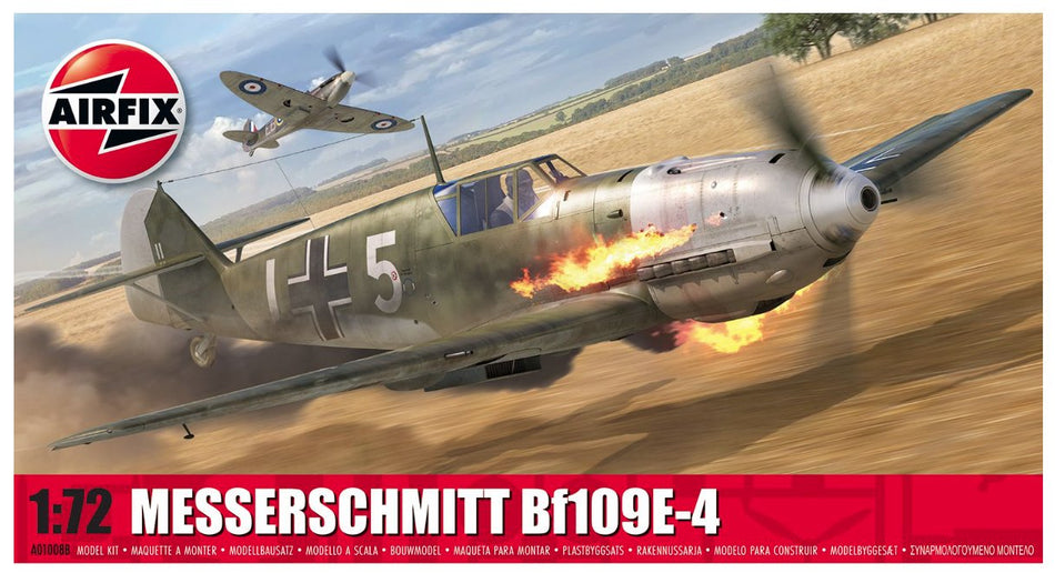 A01008B Airfix German Messerschmitt Bf109E-4 (1:72 Scale)
