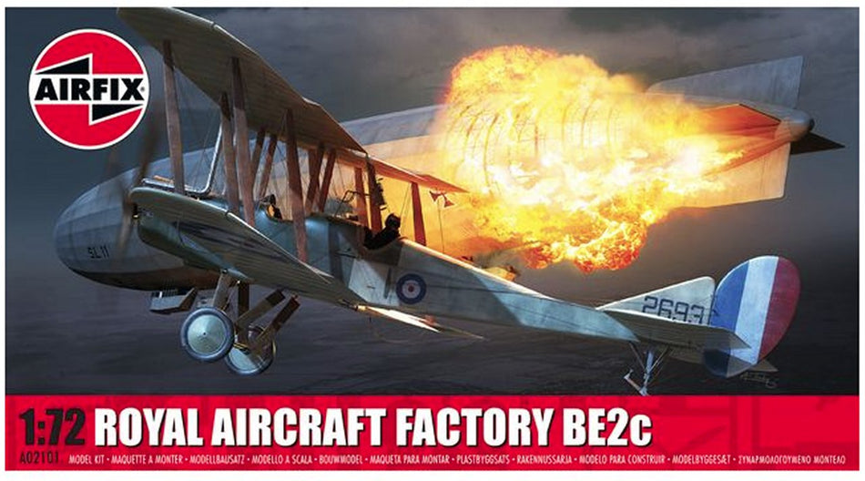 A02101 Airfix Royal Aircraft Factory BE2c 1:72 Kit