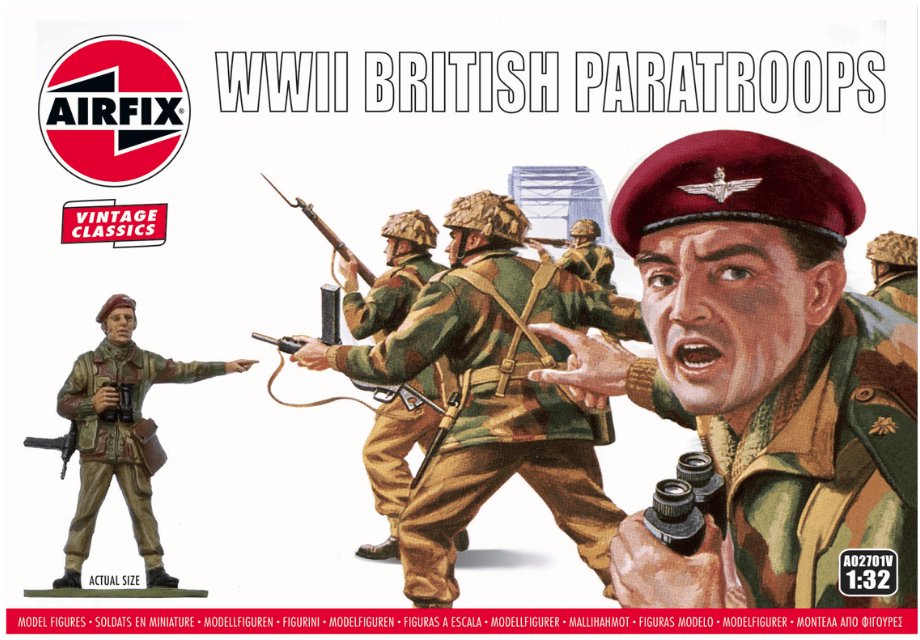 A02701V Airfix British Paratroopers Model Kit