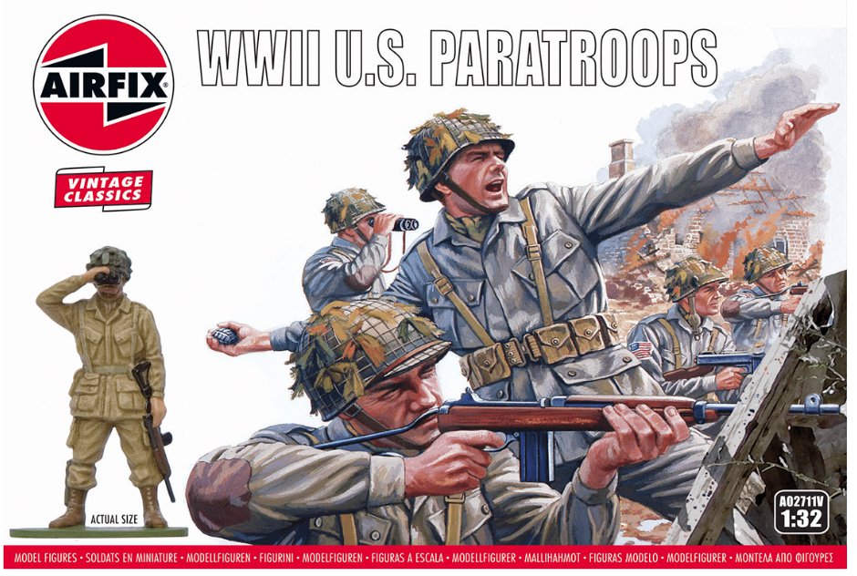 A02711V Airfix U.S. Paratroops Model Kit