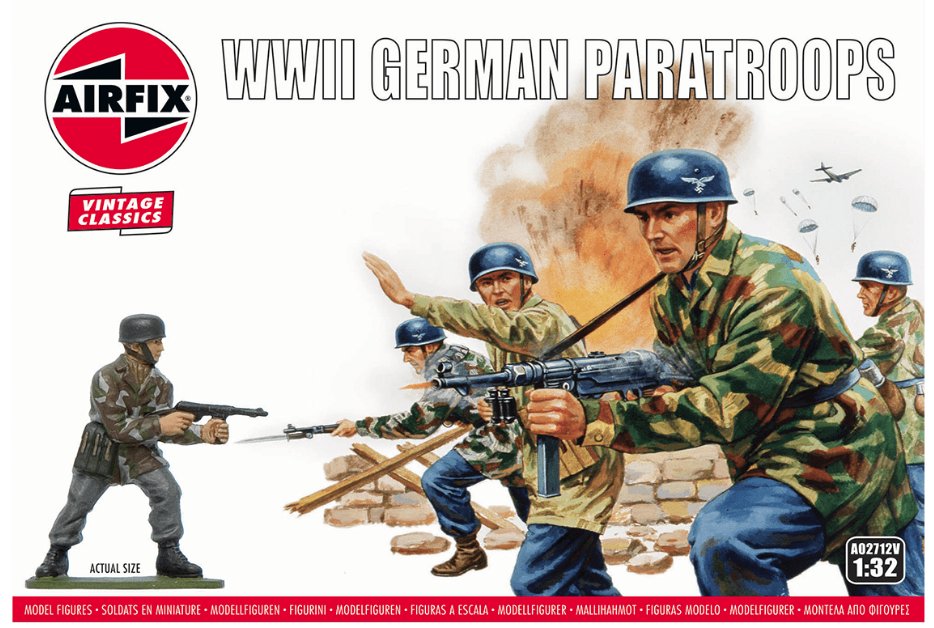 A02712V Airfix German Paratroops Model Kit
