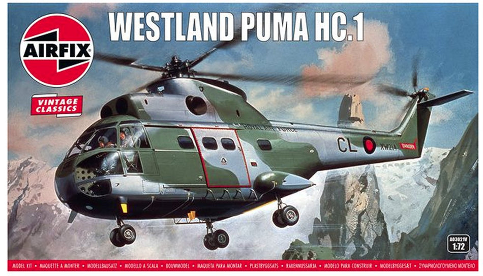 A03021V Airfix Westland Puma HC.1 1:72 Scale Kit