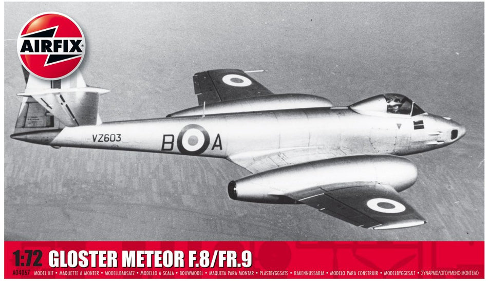 A04067 Airfix British Gloster Meteor F.8/FR.9 (1:72 Scale)