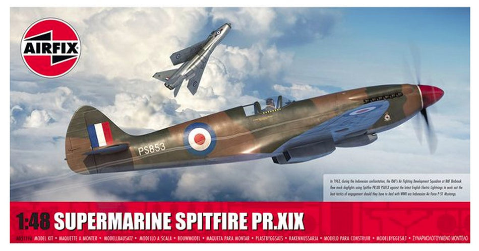 A05119A Airfix Supermarine Spitfire PR.XIX 1:48 Scale Kit