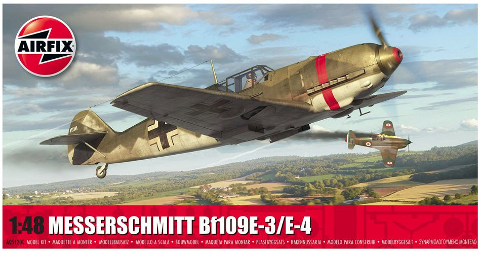 A05120C Airfix German Messerschmitt Bf109E-3/E-4 (1:48 Scale)