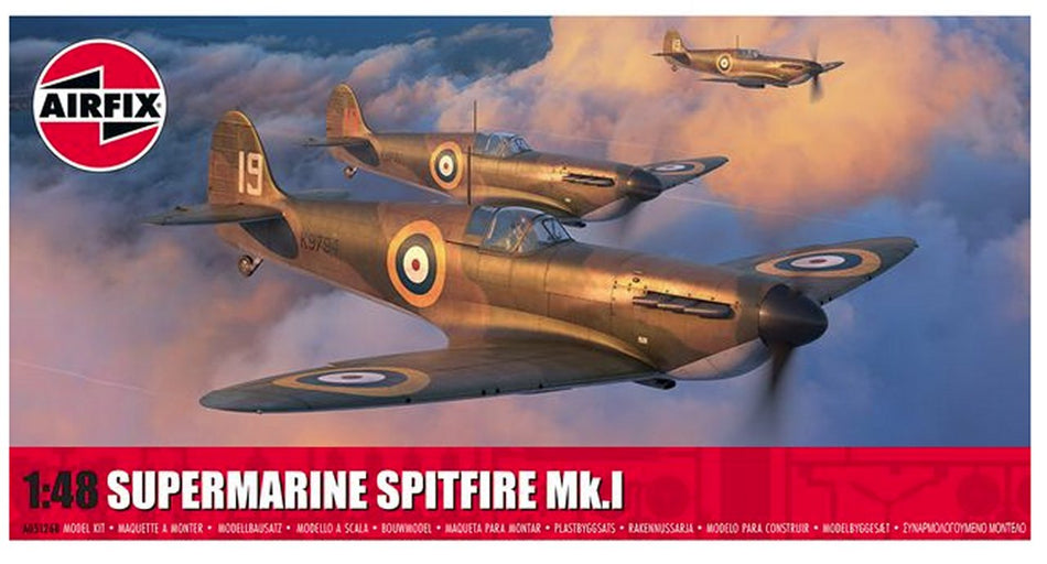 A05126B Airfix Supermarine Spitfire Mk.I 1:48 Scale Kit