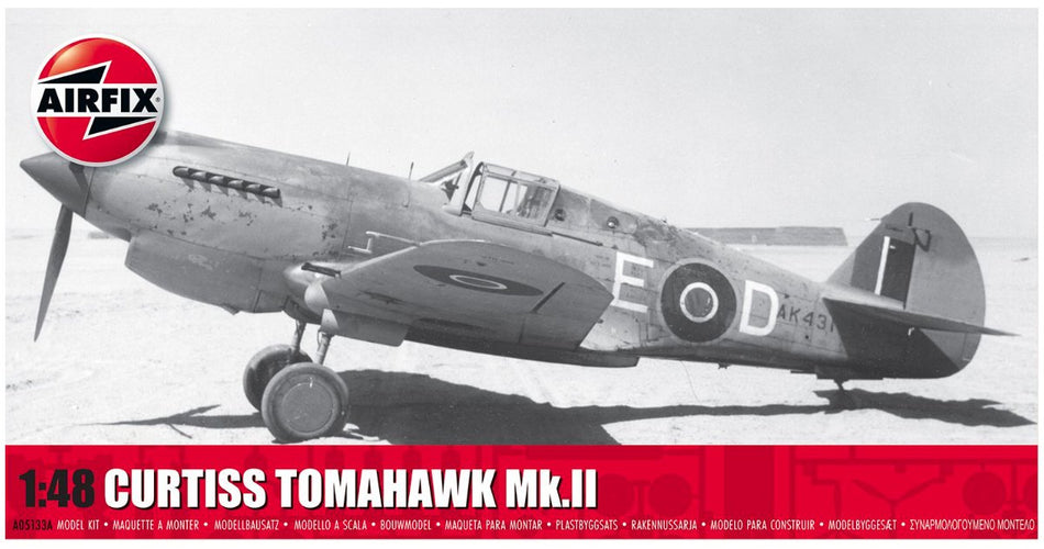 A05133A Airfix US Curtiss Tomahawk Mk.II (1:48 Scale)