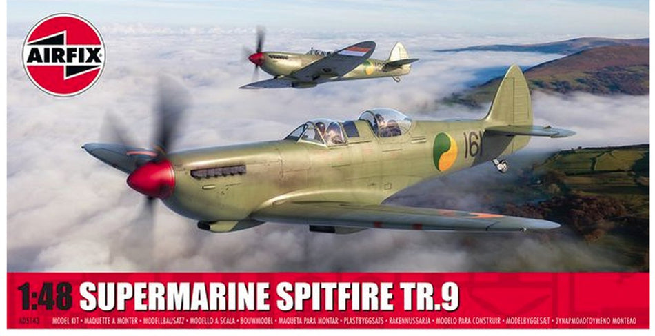 A05143 Airfix Supermarine Spitfire Tr.9 1:48 Scale Kit
