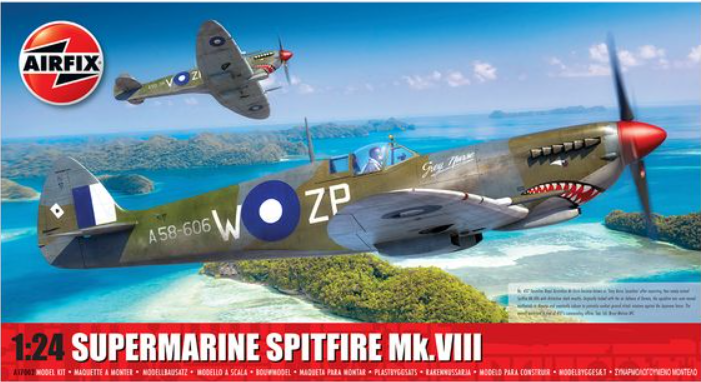 A17002 Airfix Supermarine Spitfire Mk.VIII Kit