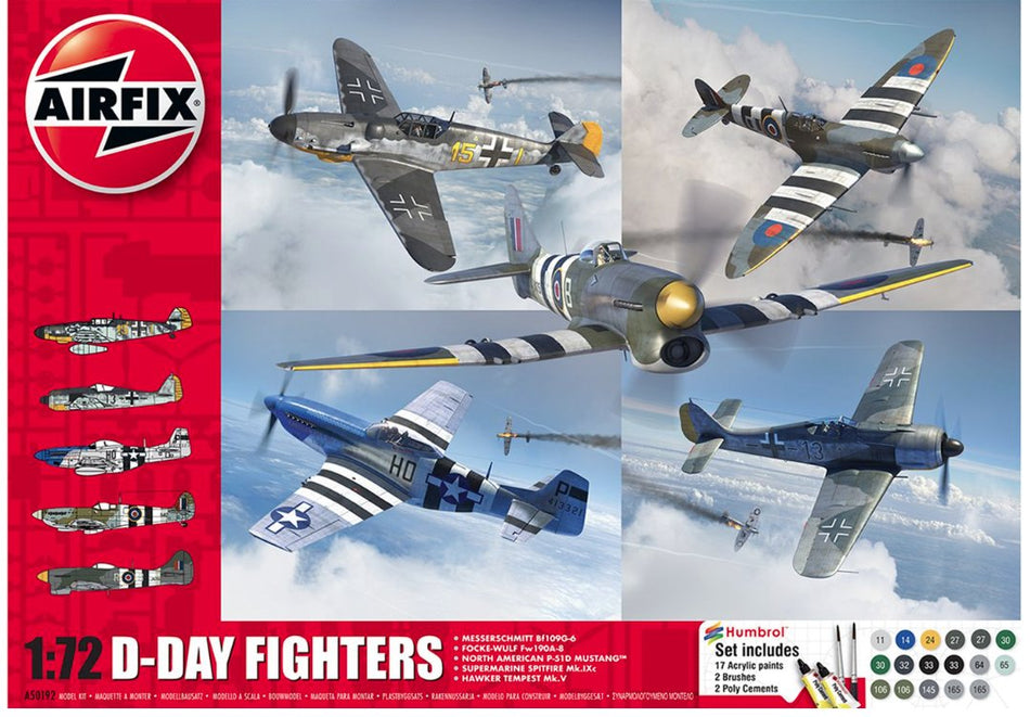 A50192 Airfix D-Day Fighters Gift Set (1:72 Scale)