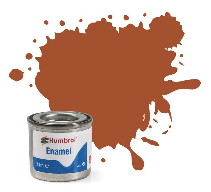 AA0103 # Humbrol Number 9 Tan Gloss Enamel 14mls tinlet