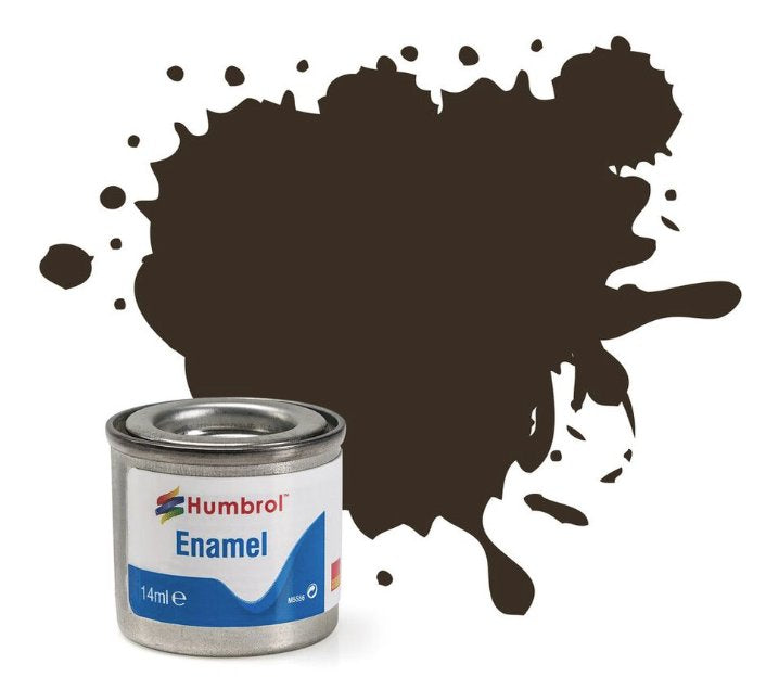 AA0117 # Humbrol No. 10 Service Brown Gloss Enamel 14mls tinlet