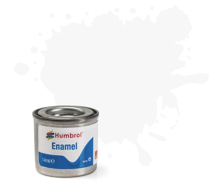 AA0240 # Humbrol Number 22 14 ml tinlet enamel gloss white