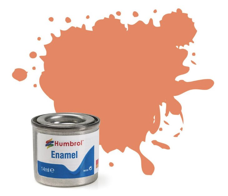 AA0669 # Humbrol Number 61 Flesh 14ml Matt Enamel Tinlet