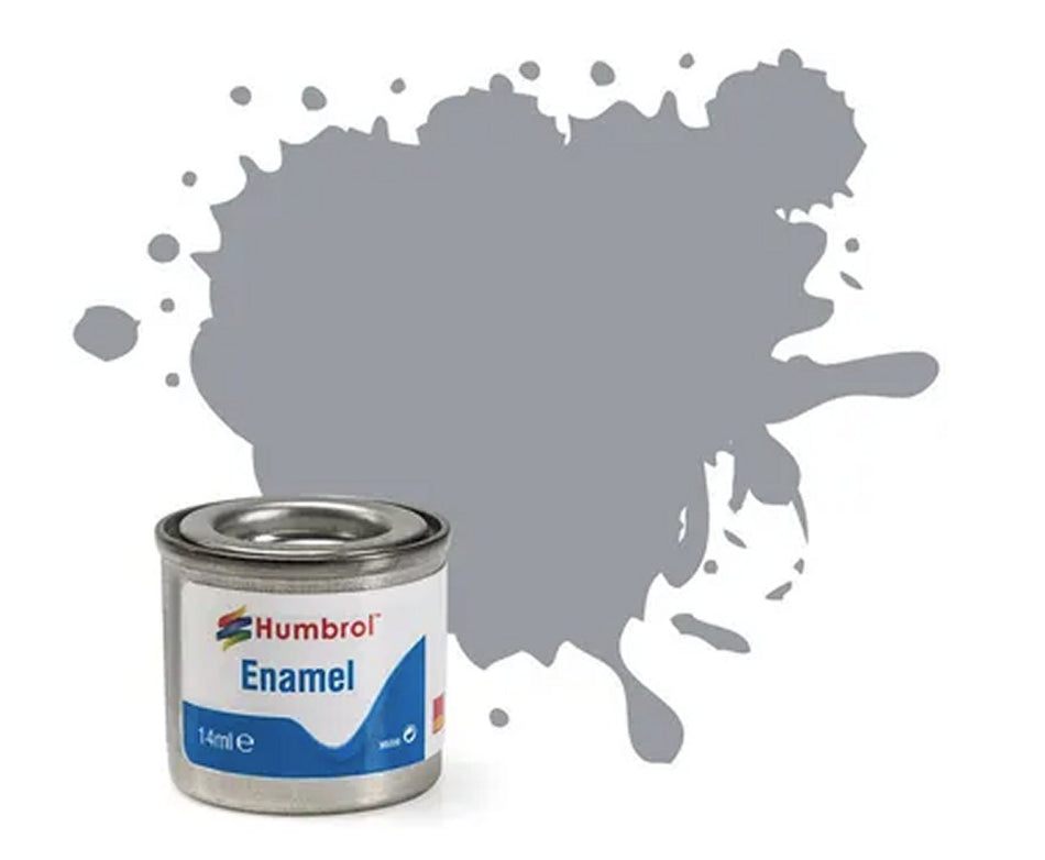 AA0713 # Humbrol Number 64 Light Grey 14ml Matt Enamel Tinlet