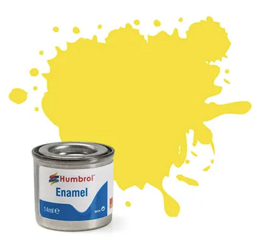 AA1095 # Humbrol Number 99 Lemon Matt Enamel 14mls tinlet