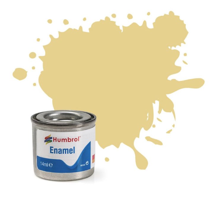 AA1136 # Humbrol Number 103 Cream 14ml Matt Enamel Tinlet