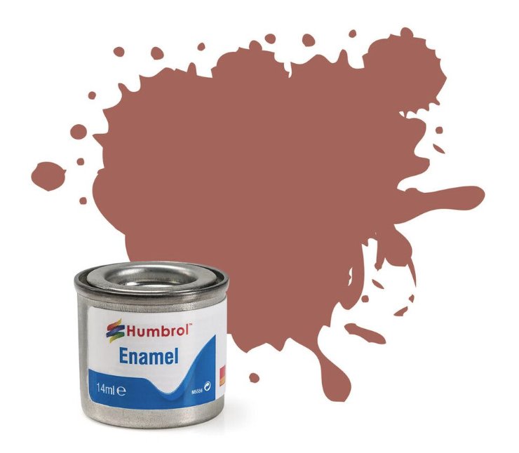 AA1242 # Humbrol Number 113 Rust 14ml Matt Enamel Tinlet