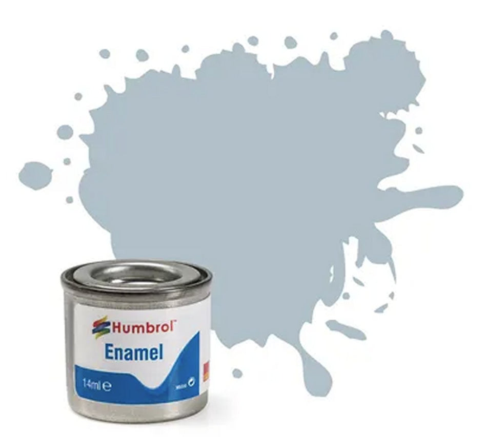AA1403 # Humbrol No.127 US Ghost Grey 14ml Satin Enamel Tinlet