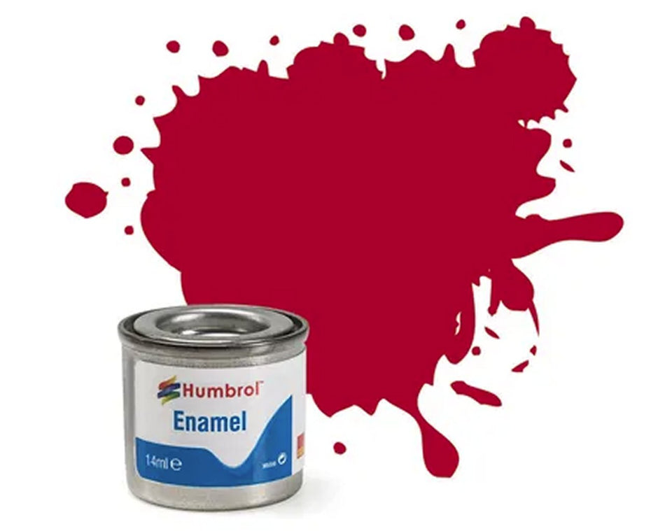 AA1660 # Humbrol No. 153 Insignia Red Matt enamel 14mls tinlet