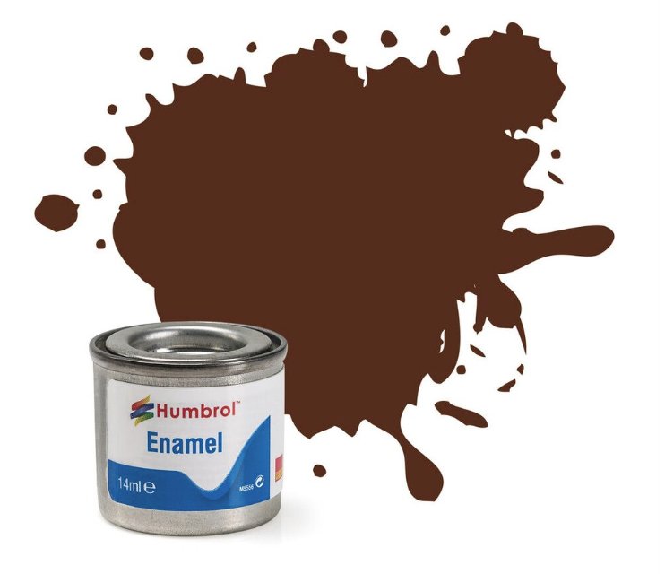 AA1732 # Humbrol No. 160 German Cam Red Brown Matt Enamel 14mls