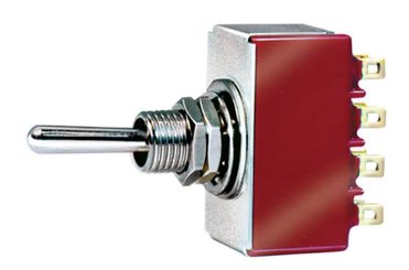 PL21 Peco Lectrics 4 Pole Double Throw Toggle Switch