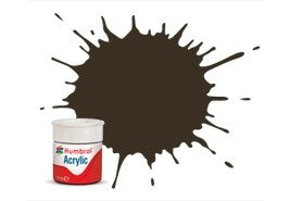 AB0010 Humbrol Number 10 12 ml acrylic paint brown gloss