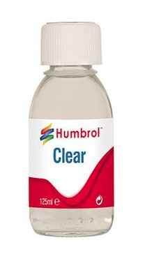 AC7431 # Humbrol Clear Thin Clear Varnish 125ml bottle