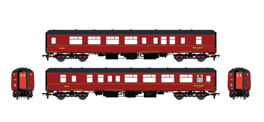 ACC2934 Accurascale Mk2C BSK 35508 West Coast Railways ex-BFK