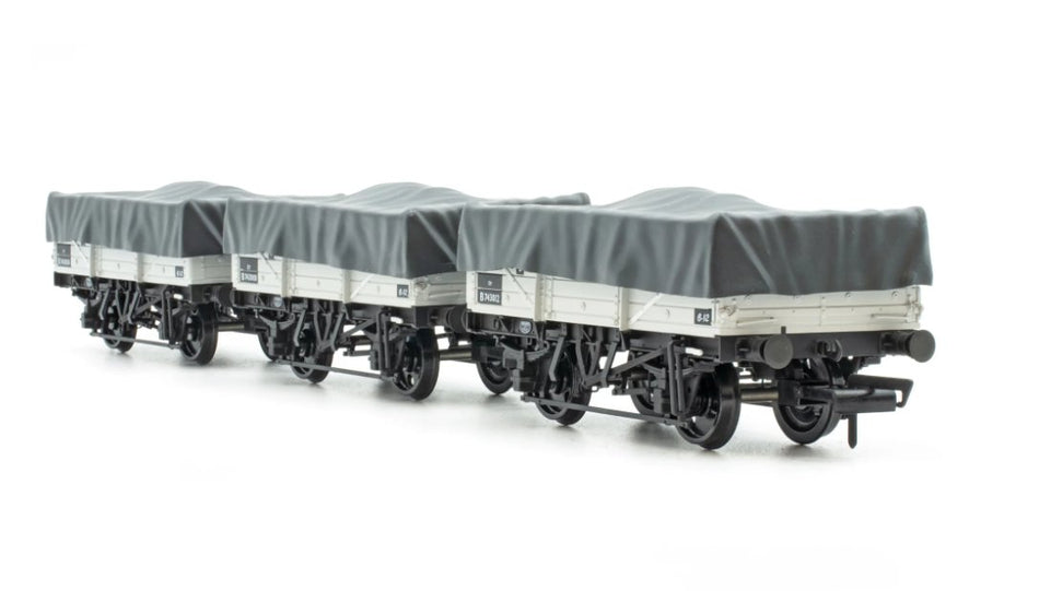 ACC3079 Accurascale 13 Ton Clay Wagon Triple Pack - Flat Hood