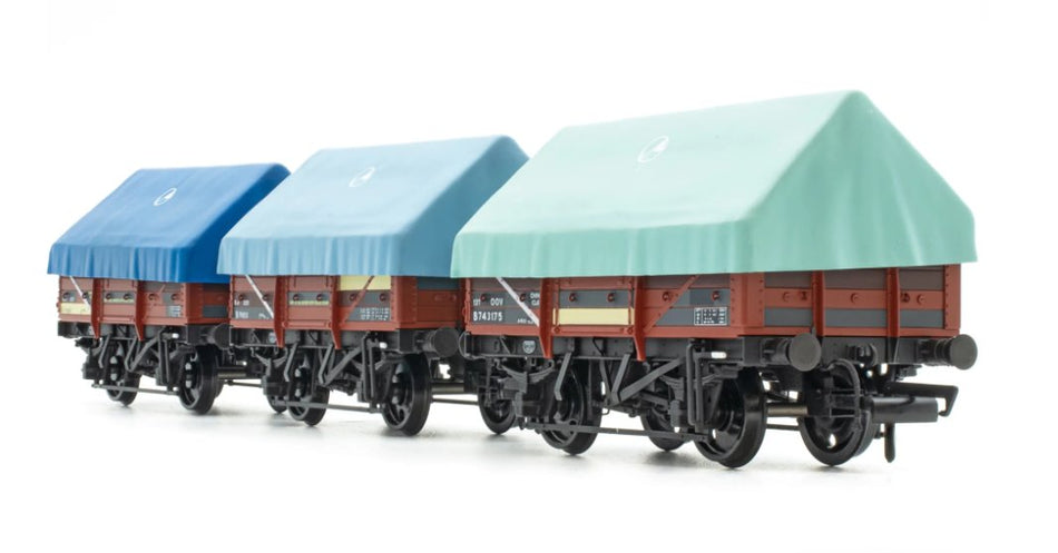 ACC3090 Accurascale OOV Clay Hood Triple Pack - BR Bauxite