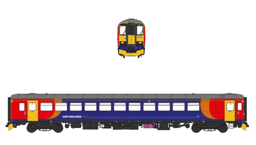 ACC3499 Accurascale Class 153 - EMT Stagecoach - 153311 - OO Sca