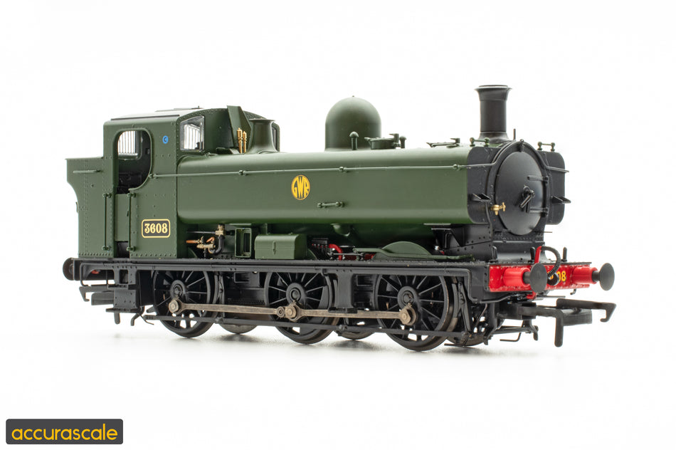 ACC3543 Accurascale 8750 Class - 3608 - GWR Green Shirtbutton