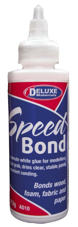 AD-10 Deluxe Materials Speed Bond White Glue 112g PVA