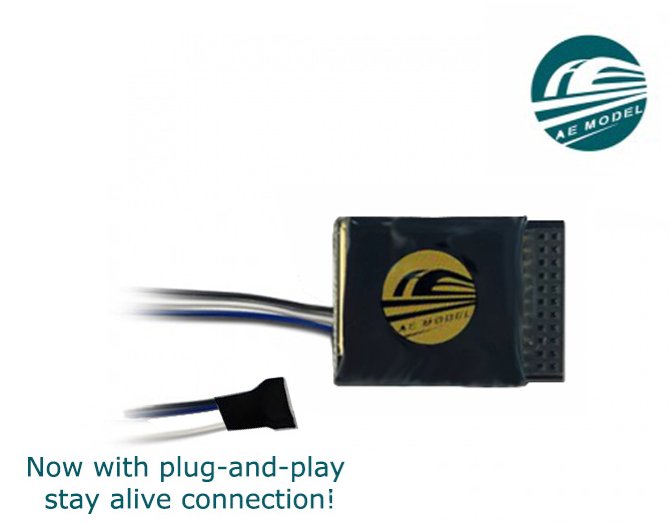 AED-21PD.4.2 DCC Concepts AE Model 21 Pin Direct 6 Func Decoder