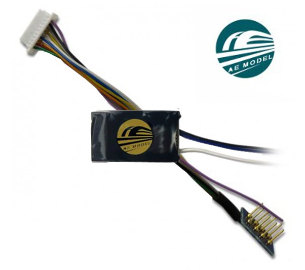 AED-8PH.4 DCC Concepts AE Model 8 Pin Harness 4 Func Mini
