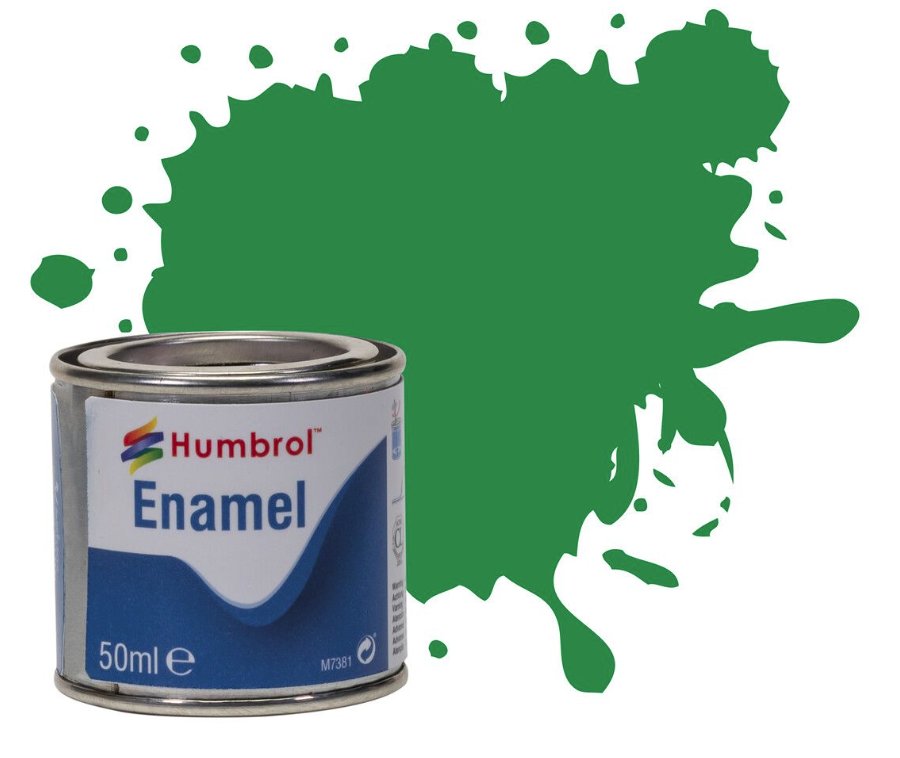 AQ0002 AQ0037 # Humbrol No. 2 Emerald Gloss Enamel 50mls Tinlet