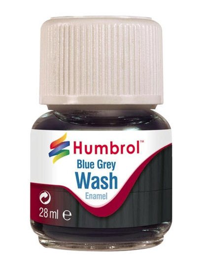 AV0206 # Humbrol 28ml Enamel Wash - Blue Grey