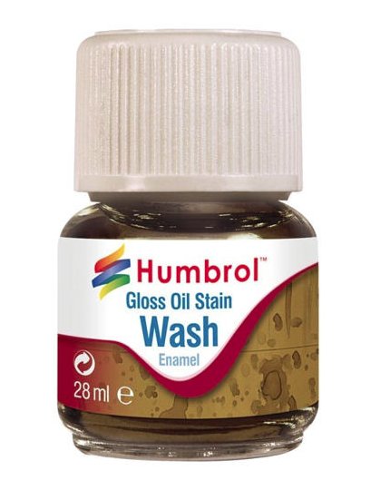 AV0209 # Humbrol 28ml Enamel Wash - Oil Stain