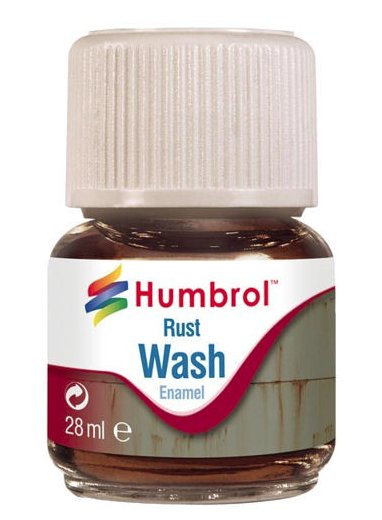 AV0210 # Humbrol 28ml Enamel Wash - Rust