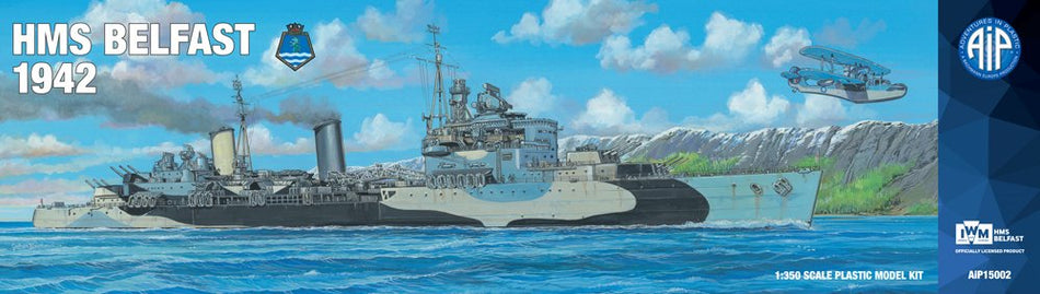 AIP15002 AIP HMS Belfast 1942 Royal Navy Cruiser