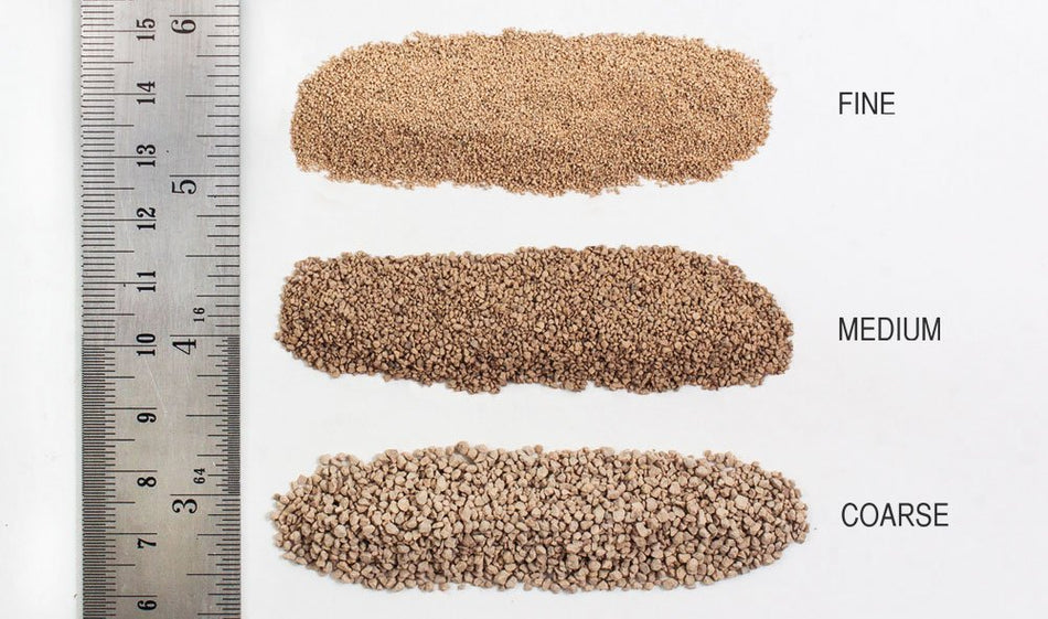 B80 Woodland Scenics Ballast, Medium Buff, 18 cu. in.
