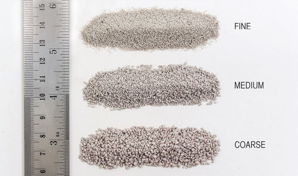 B81 Woodland Scenics Ballast, Medium Light Grey, 18 cu. in.
