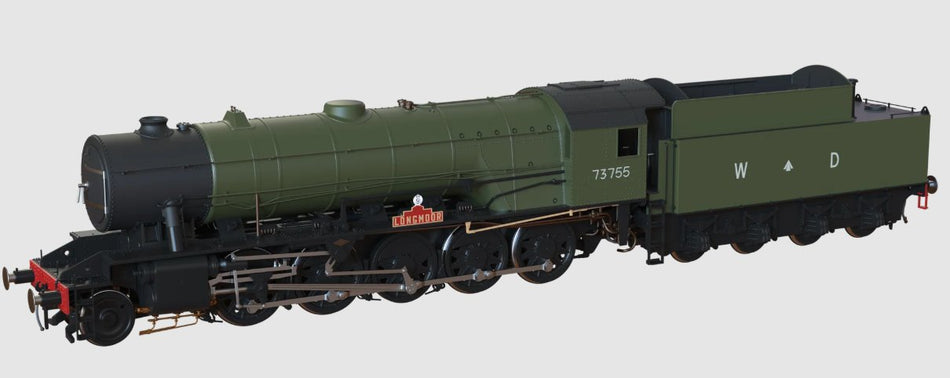 C1000Z Clark Railworks WD 2-10-0 Steam Loco 73755 Longmoor Green